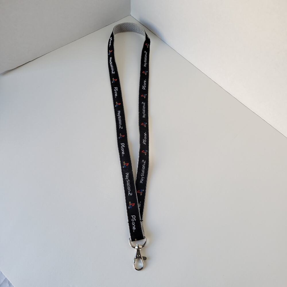 Vintage RARE Official PlayStation 2 PSone BUG Logo PS2/PS1 Employee Lanyard